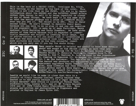 CD XTC ‎– Go 2 Nuevo precintado