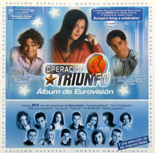 CD Academia Operacion Triunfo ‎– Álbum De Eurovision 2ª Mano