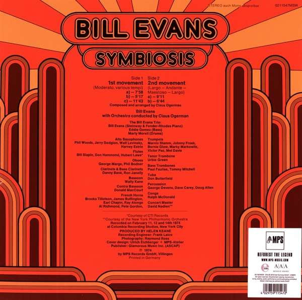 LP Bill Evans ‎– Symbiosis Nuevo precintado
