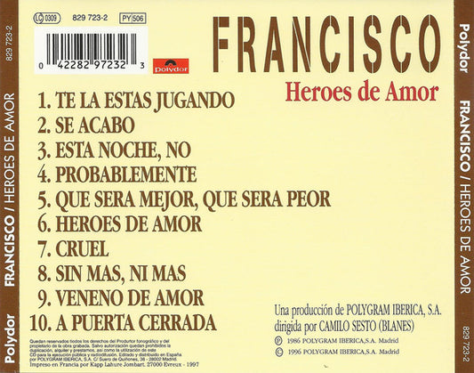 CD Francisco  – Heroes De Amor 2ª Mano