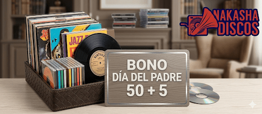 Bono Día del Padre 50 + 5 euros de regalo - DISCOS NAKASHA