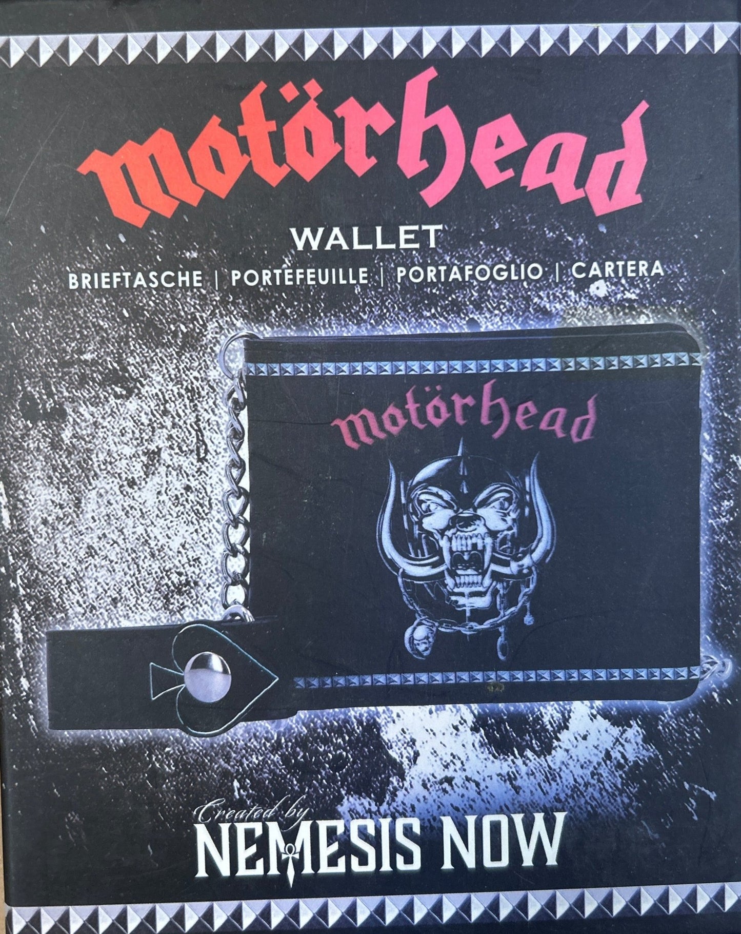 Cartera Motorhead Nueva en caja oficial - DISCOS NAKASHA