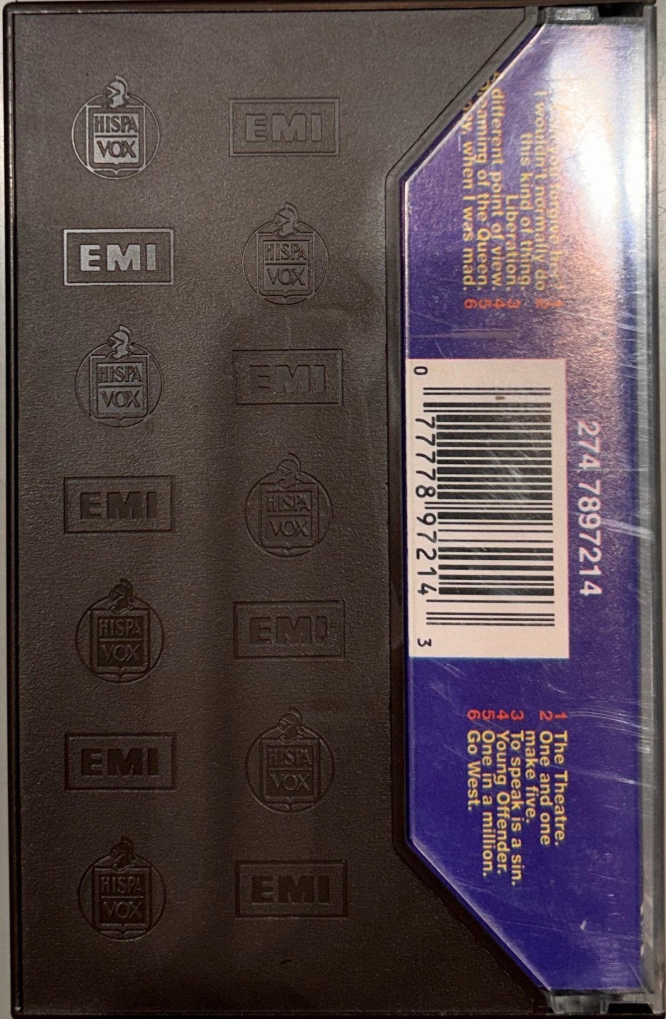 CASSETTE Pet Shop Boys ‎– Very 2ª Mano - DISCOS NAKASHA