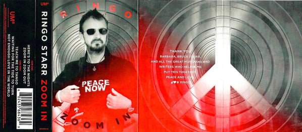 Cassette Ringo Starr ‎– Zoom In Nuevo precintado - DISCOS NAKASHA