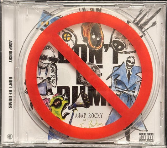 CD A$AP Rocky, Tim Burton – Don't Be Dumb Nuevo precintado - DISCOS NAKASHA