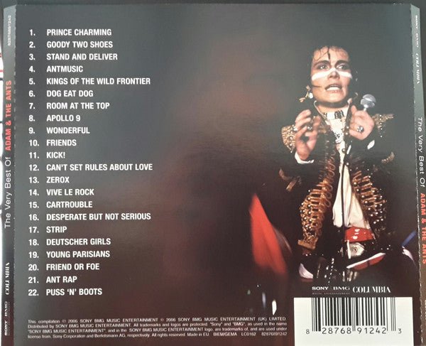 CD Adam & The Ants ‎– The Very Best Of Adam & The Ants: Stand & Deliver 2ª mano - DISCOS NAKASHA