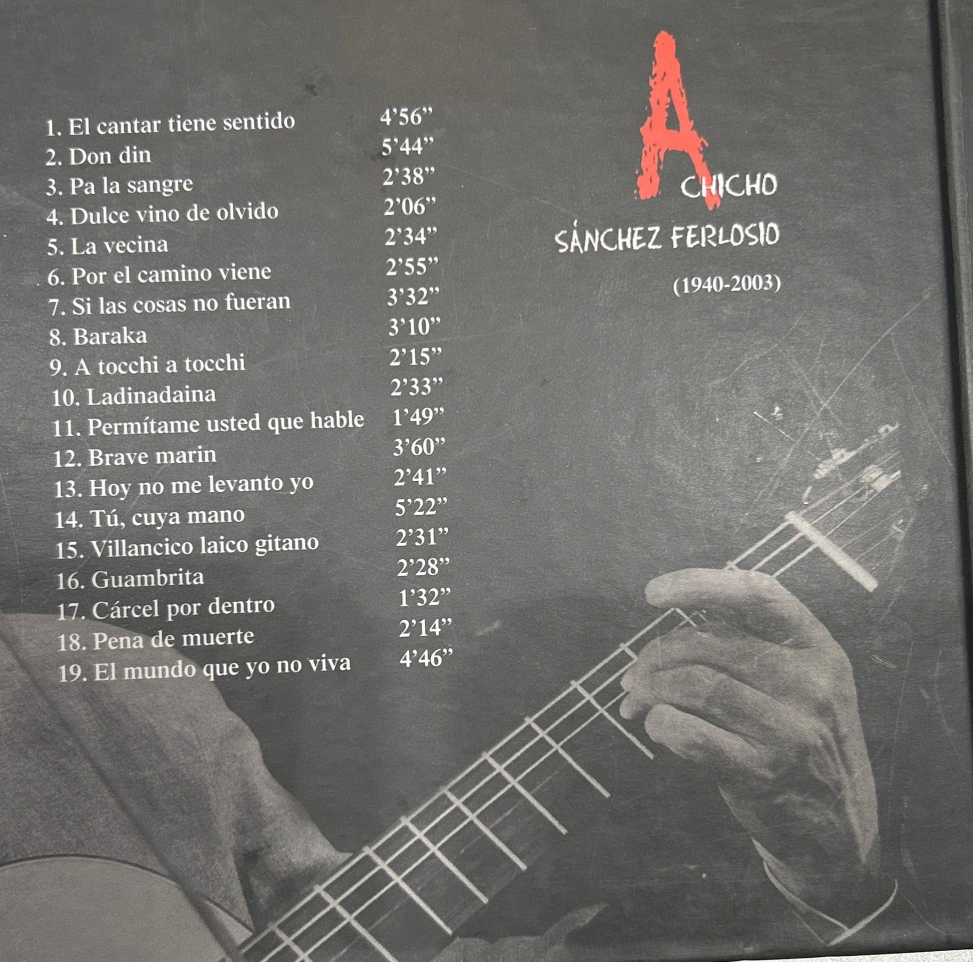 CD Amancio Prada – Hasta Otro Día, Chicho Sánchez Ferlosio 2ª Mano - DISCOS NAKASHA