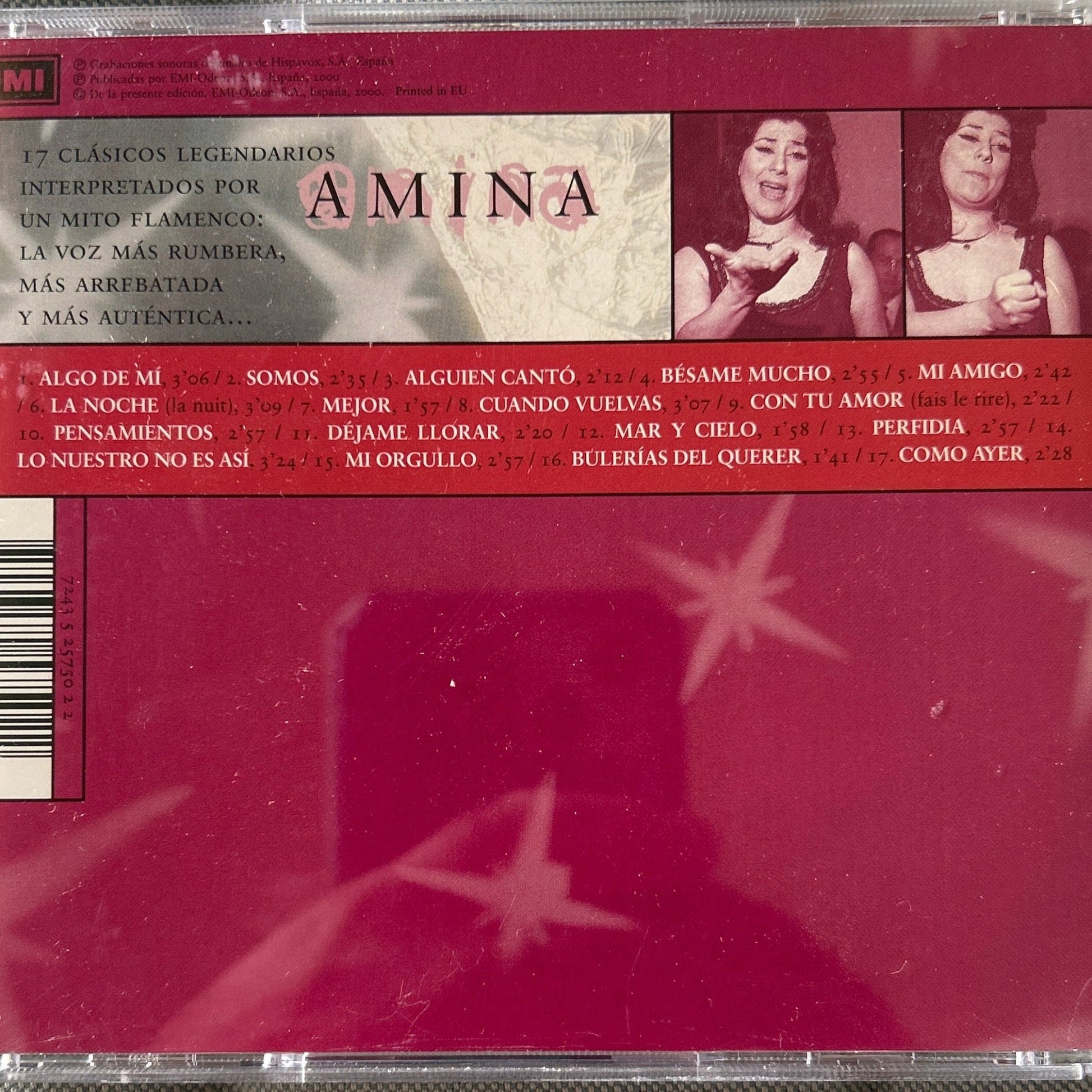 CD Amina ‎– Algo De Mí 2ª Mano - DISCOS NAKASHA