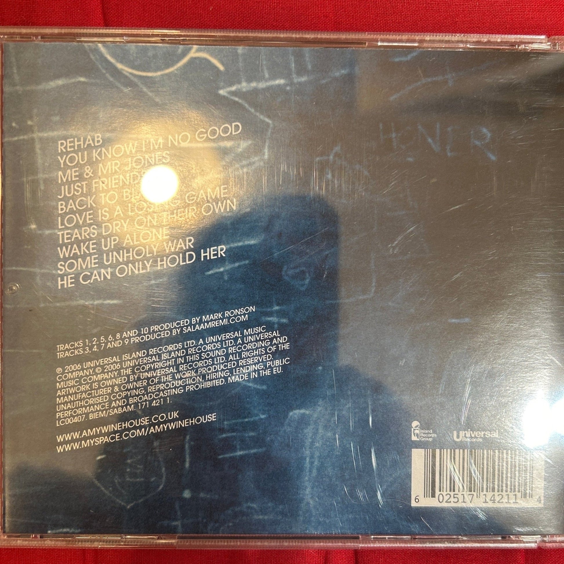 CD Amy Winehouse – Back To Black 2ª Mano - DISCOS NAKASHA