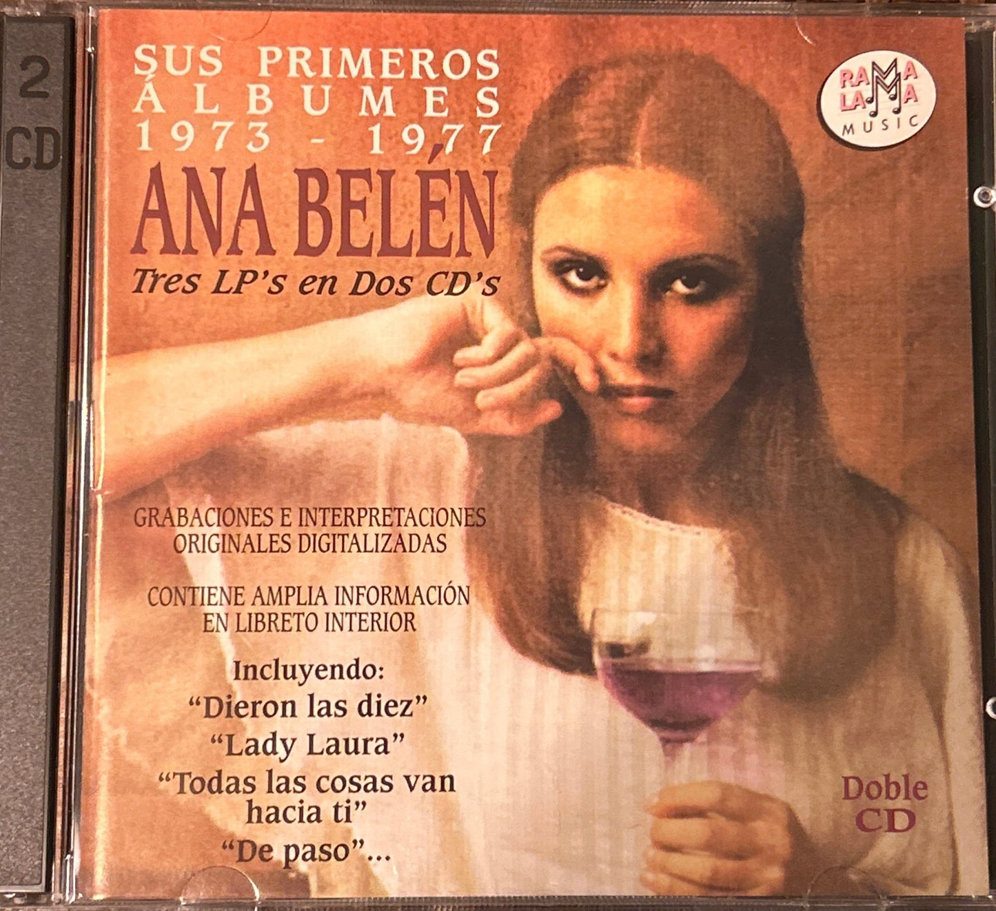 CD Ana Belen ‎– Sus Primeros Álbumes 1973 - 1977 2ª Mano - DISCOS NAKASHA