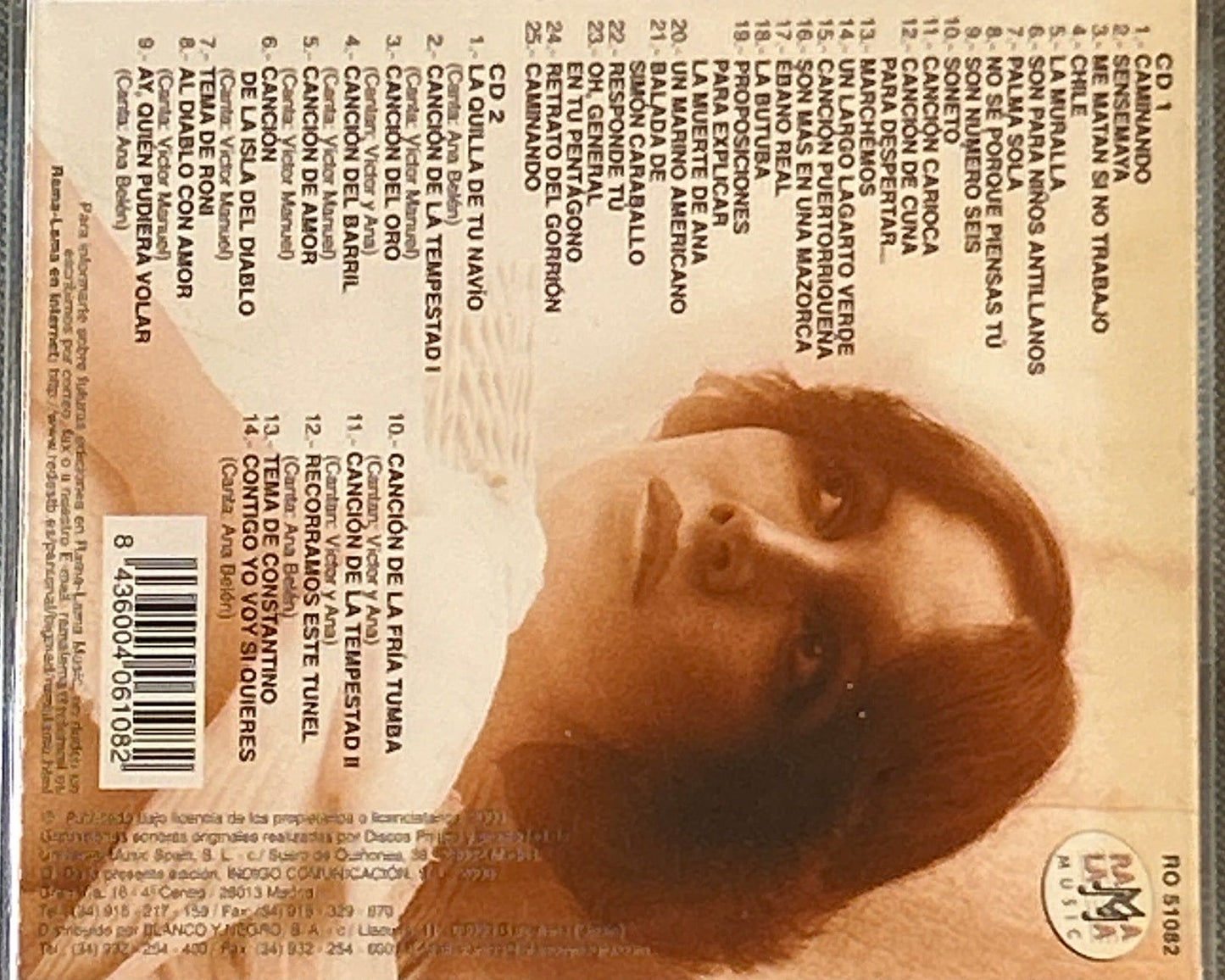 CD Ana Belen ‎– Todas Sus Grabaciones En Discos Philips - Vol.2 (1973-1976) 2ª Mano - DISCOS NAKASHA