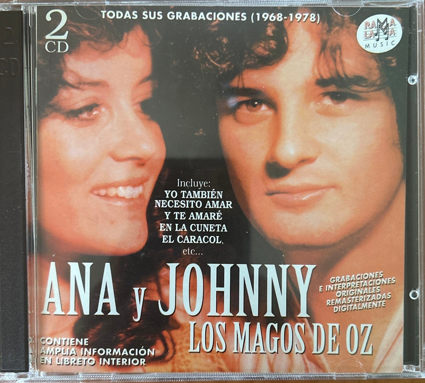 CD Ana Y Johnny, Los Magos De Oz ‎– Todas Sus Grabaciones 1968 - 1978 Nuevo precintado - DISCOS NAKASHA