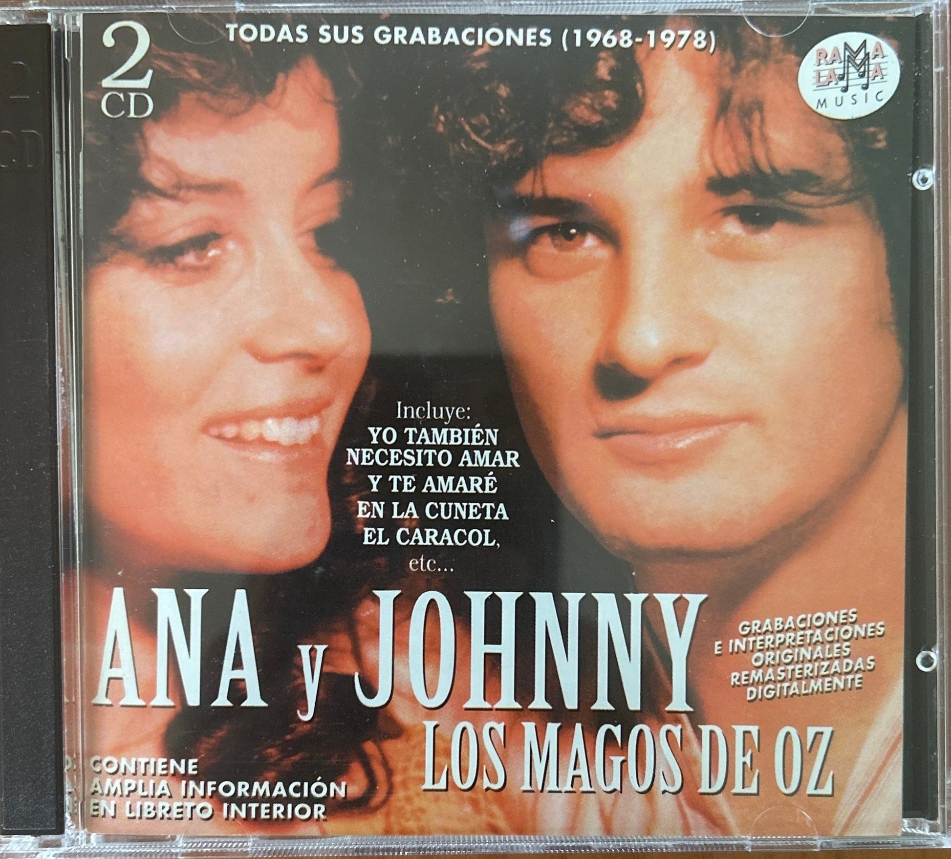 CD Ana Y Johnny, Los Magos De Oz ‎– Todas Sus Grabaciones 1968 - 1978 Nuevo precintado - DISCOS NAKASHA