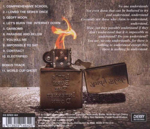 CD Andy Blade ‎– Let's Burn The Internet Down Nuevo precintado (Producto exclusivo recogida en tienda) - DISCOS NAKASHA