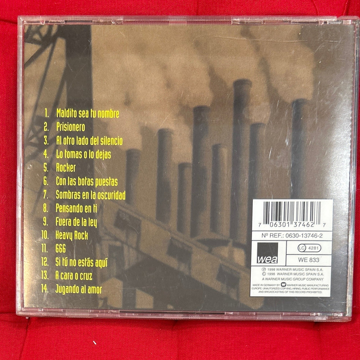 CD Angeles Del Infierno ‎– Lo Mejor De Angeles Del Infierno: 1984-1993 2ª Mano - DISCOS NAKASHA