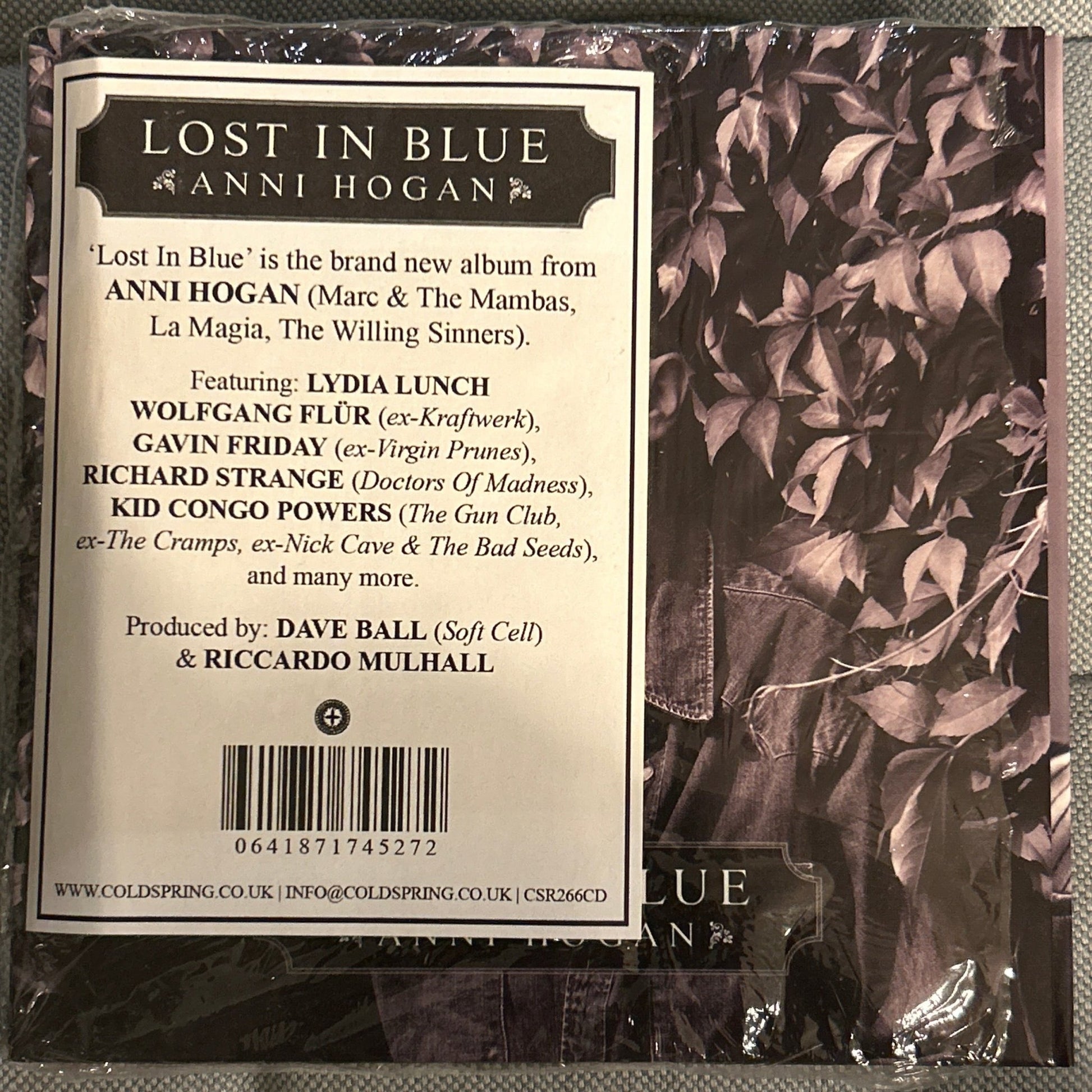 CD Anni Hogan ‎– Lost In Blue 2ª Mano - DISCOS NAKASHA
