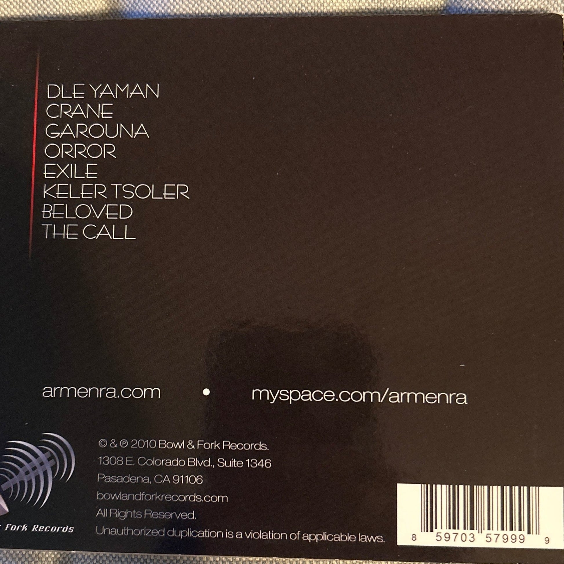 CD Armen Ra ‎– Armen Ra Plays The Theremin 2ª Mano - DISCOS NAKASHA