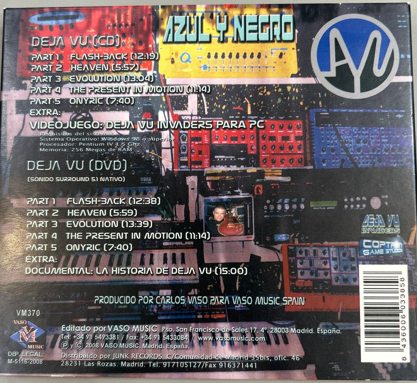 CD Azul Y Negro – Deja Vu 2ª mano (Producto exclusivo recogida en tienda) - DISCOS NAKASHA