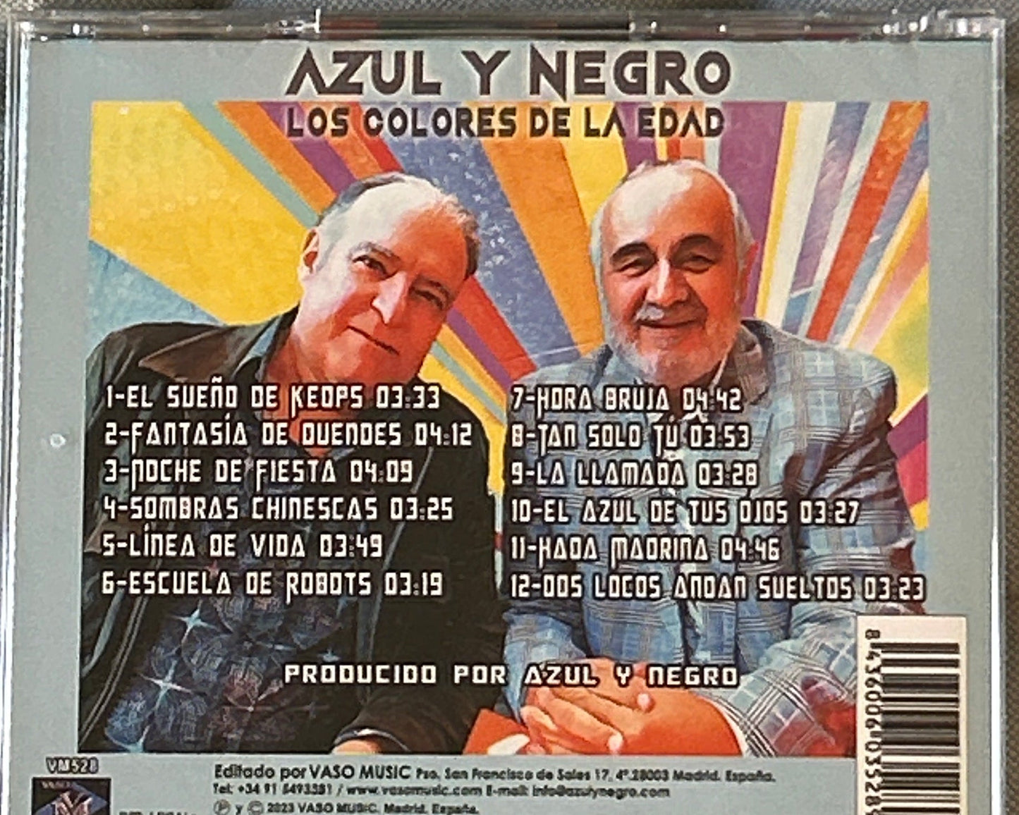 CD Azul y Negro - Los colores de la edad 2ª mano - DISCOS NAKASHA