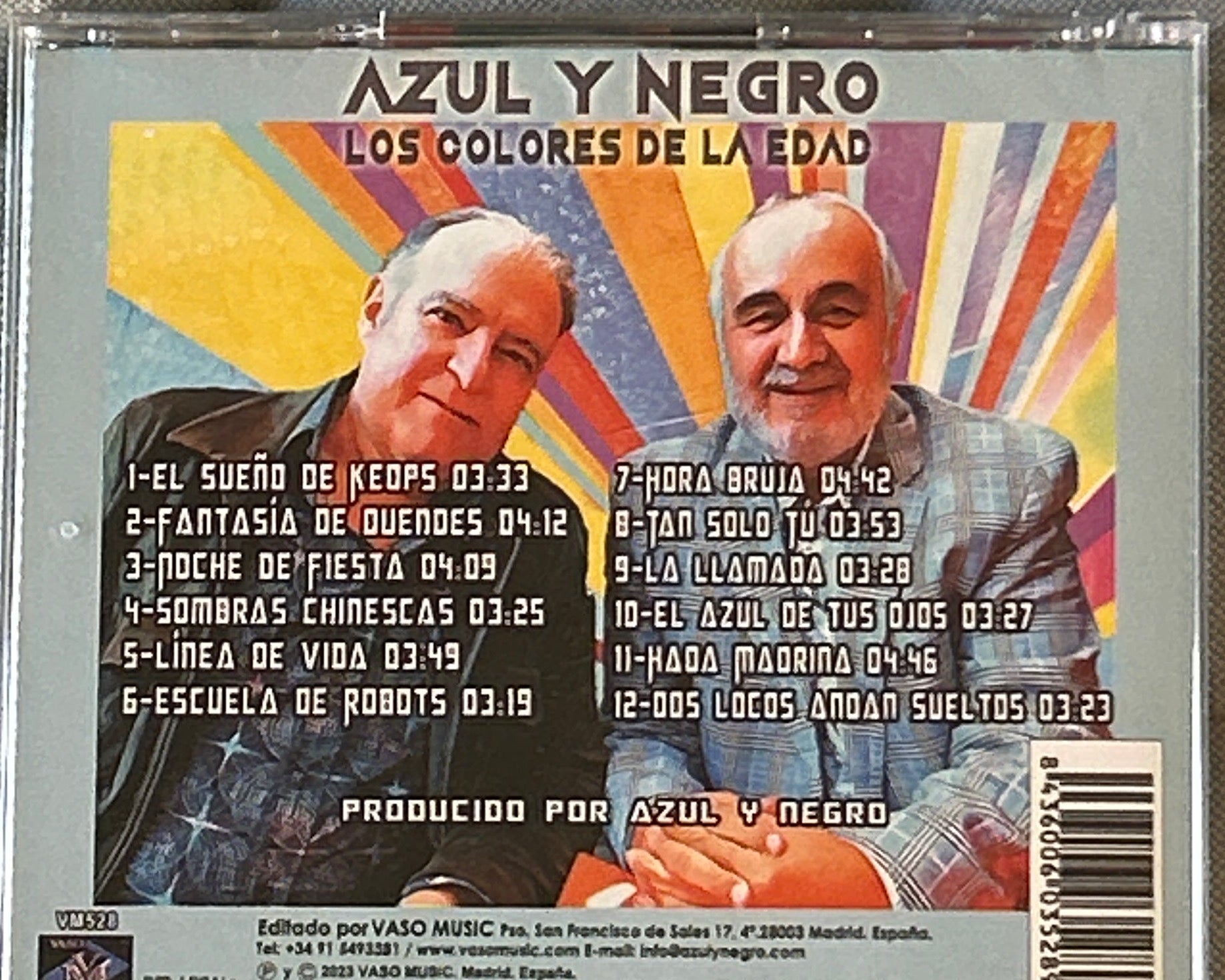 CD Azul y Negro - Los colores de la edad 2ª mano - DISCOS NAKASHA