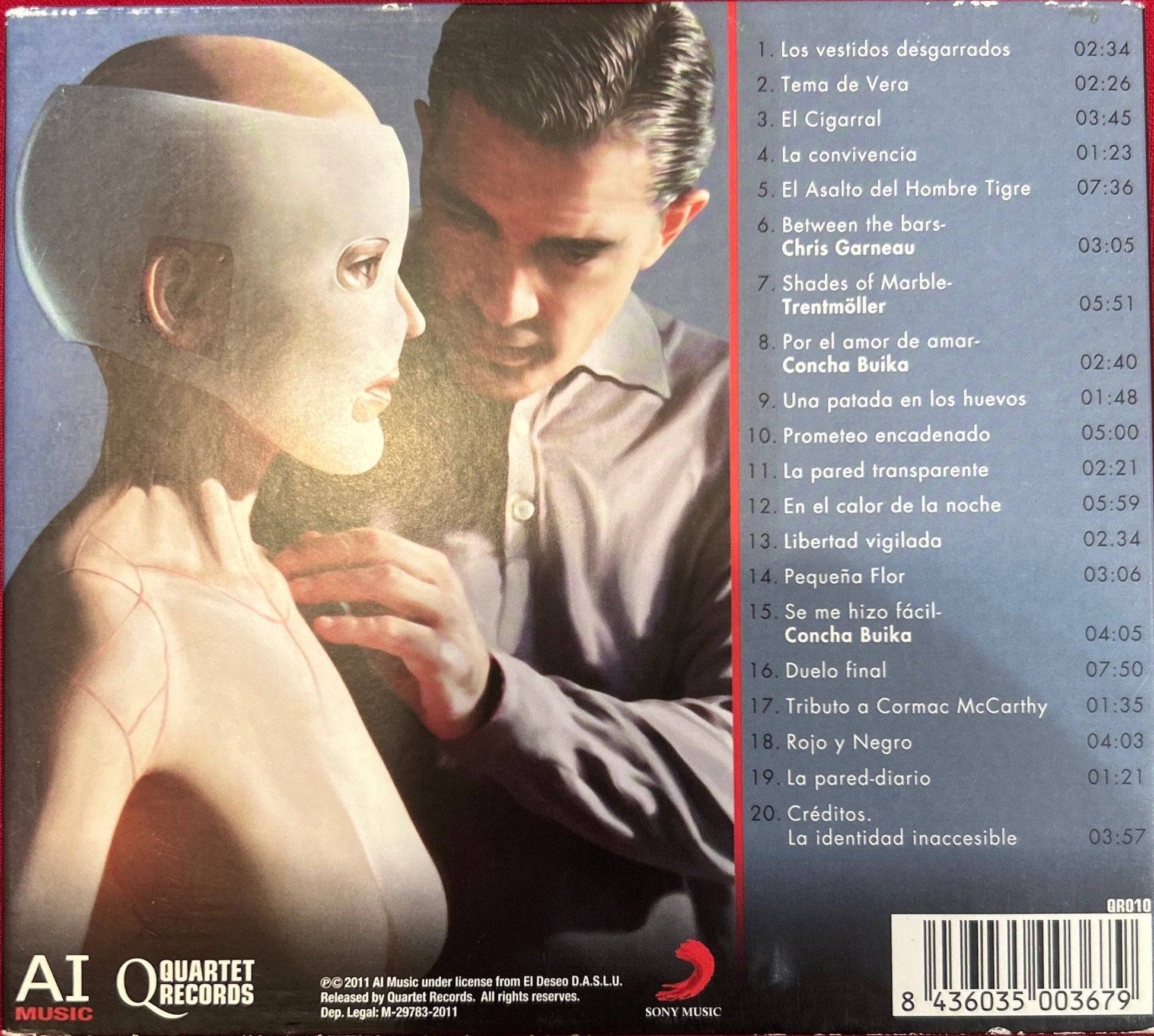 CD Banda Sonora - Alberto Iglesias – La Piel Que Habito 2ª mano - DISCOS NAKASHA