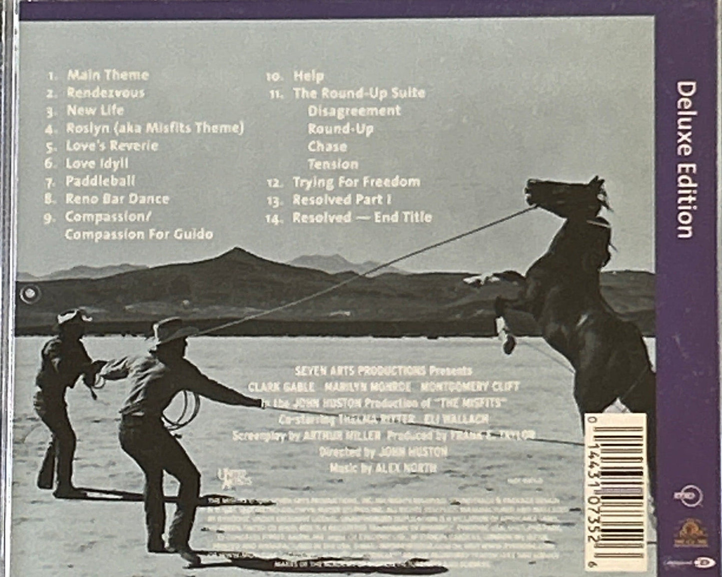 CD Banda Sonora - Alex North ‎– The Misfits 2ª Mano - DISCOS NAKASHA