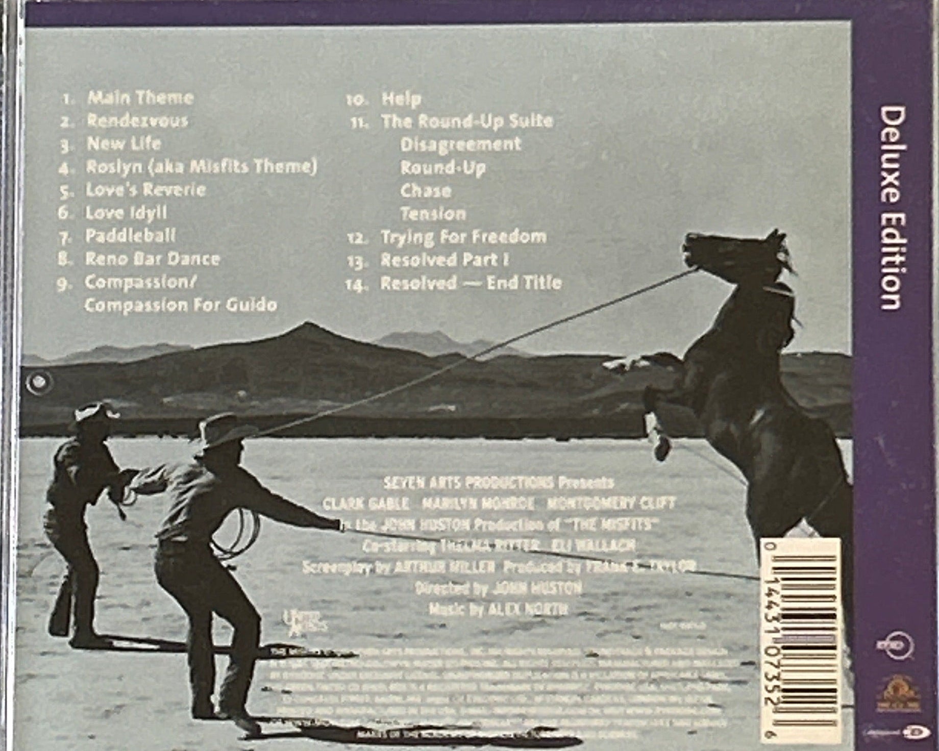 CD Banda Sonora - Alex North ‎– The Misfits 2ª Mano - DISCOS NAKASHA
