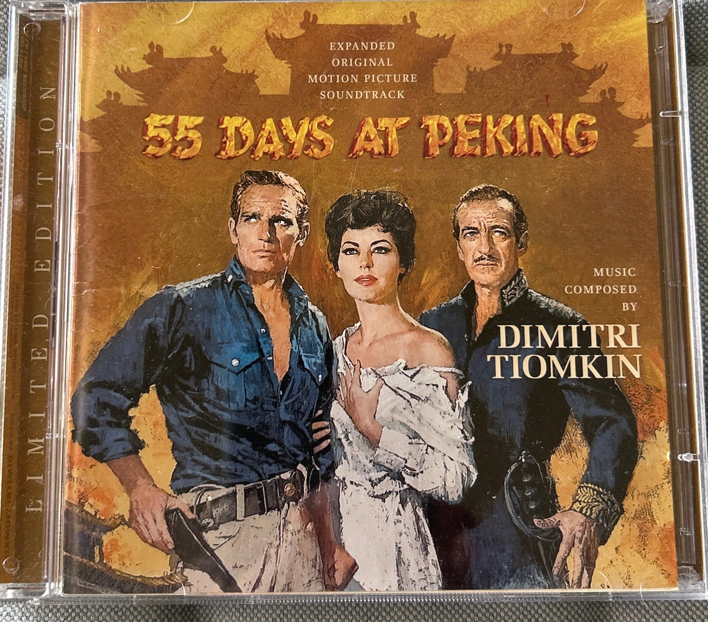 CD Banda Sonora - Dimitri Tiomkin ‎– 55 Days At Peking 2ª Mano - DISCOS NAKASHA