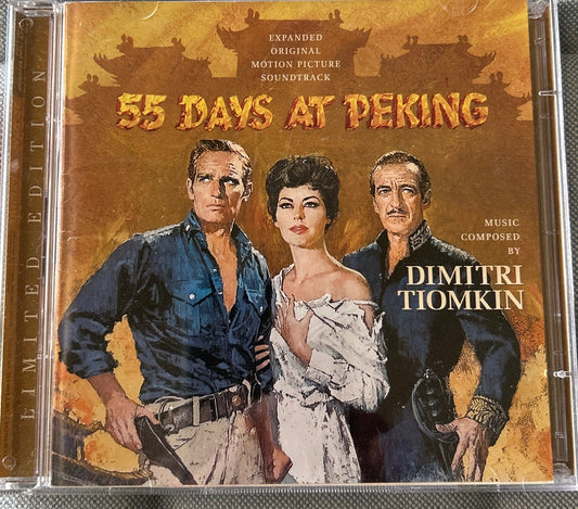 CD Banda Sonora - Dimitri Tiomkin ‎– 55 Days At Peking 2ª Mano - DISCOS NAKASHA