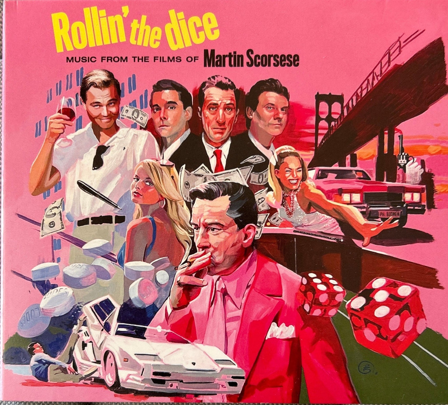 CD Banda Sonora - Rollin' The Dice (Music From The Films Of Martin Scorsese) 2ª Mano - DISCOS NAKASHA
