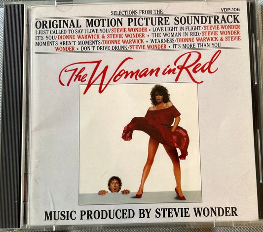 CD Banda Sonora - Stevie Wonder ‎– The Woman In Red Ed. Japonesa 2ª Mano - DISCOS NAKASHA