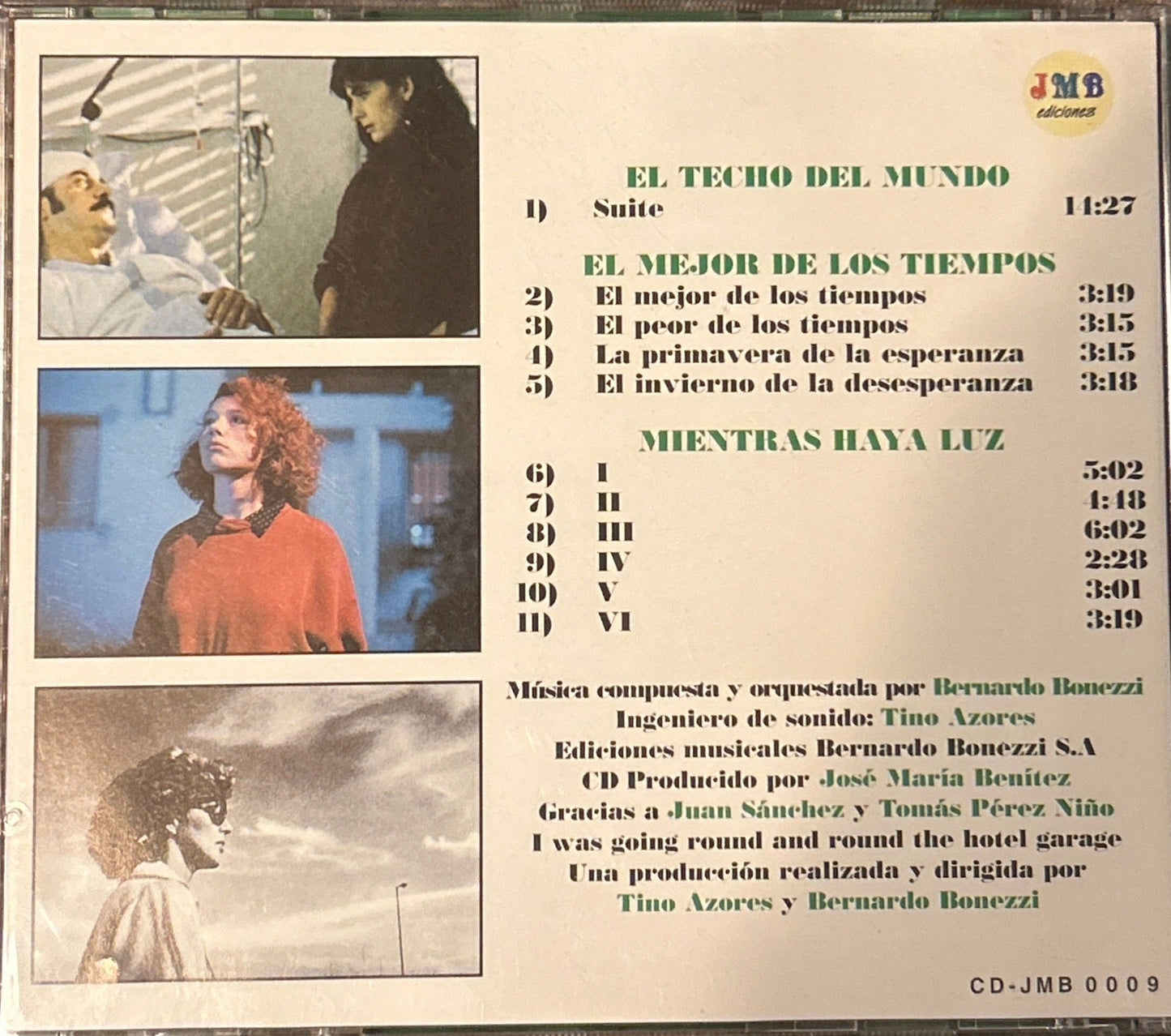 CD Bernardo Bonezzi – Música Para Las Películas de Felipe Vega 2ª Mano - DISCOS NAKASHA