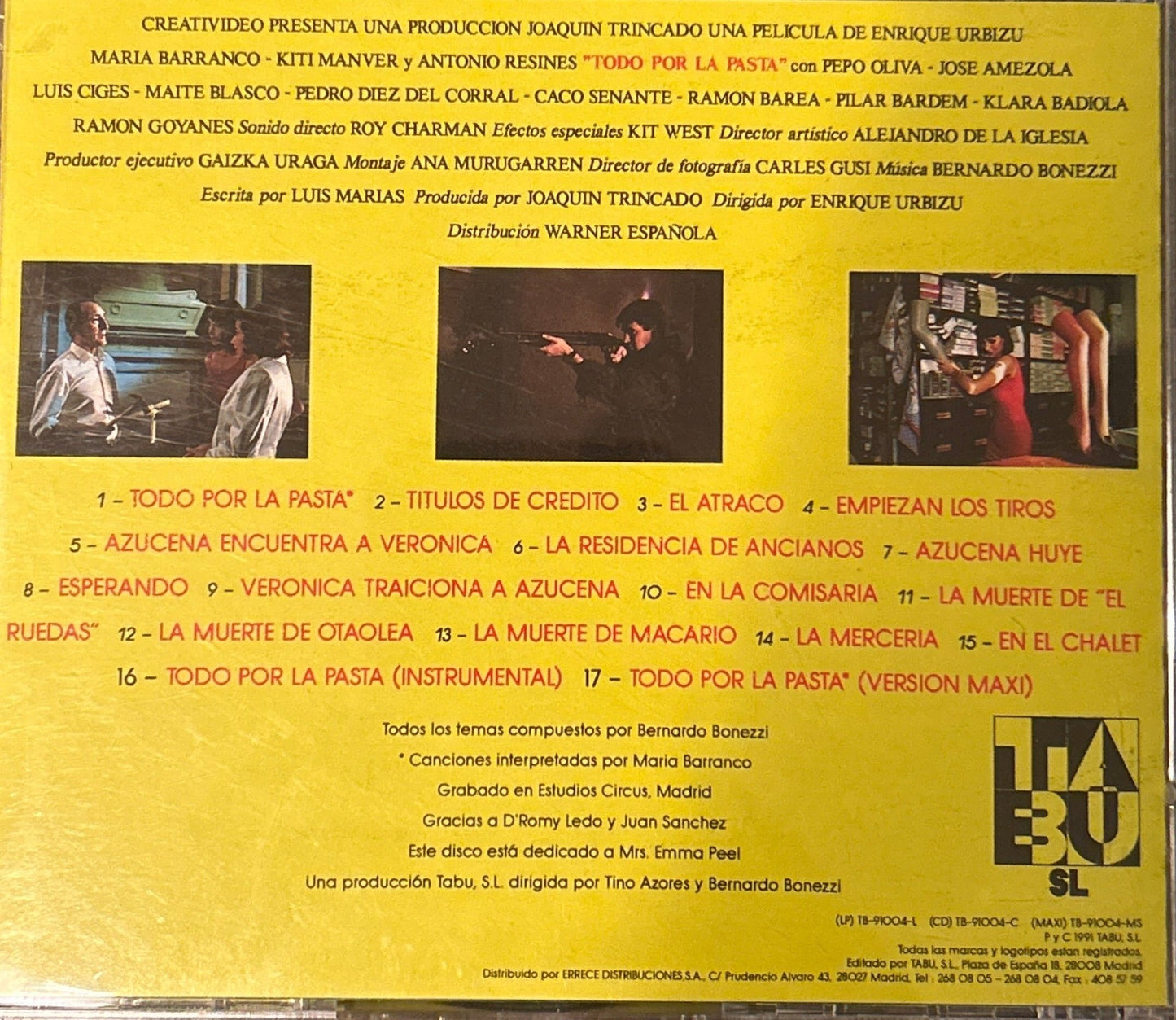 CD Bernardo Bonezzi – Todo Por La Pasta 2ª Mano - DISCOS NAKASHA