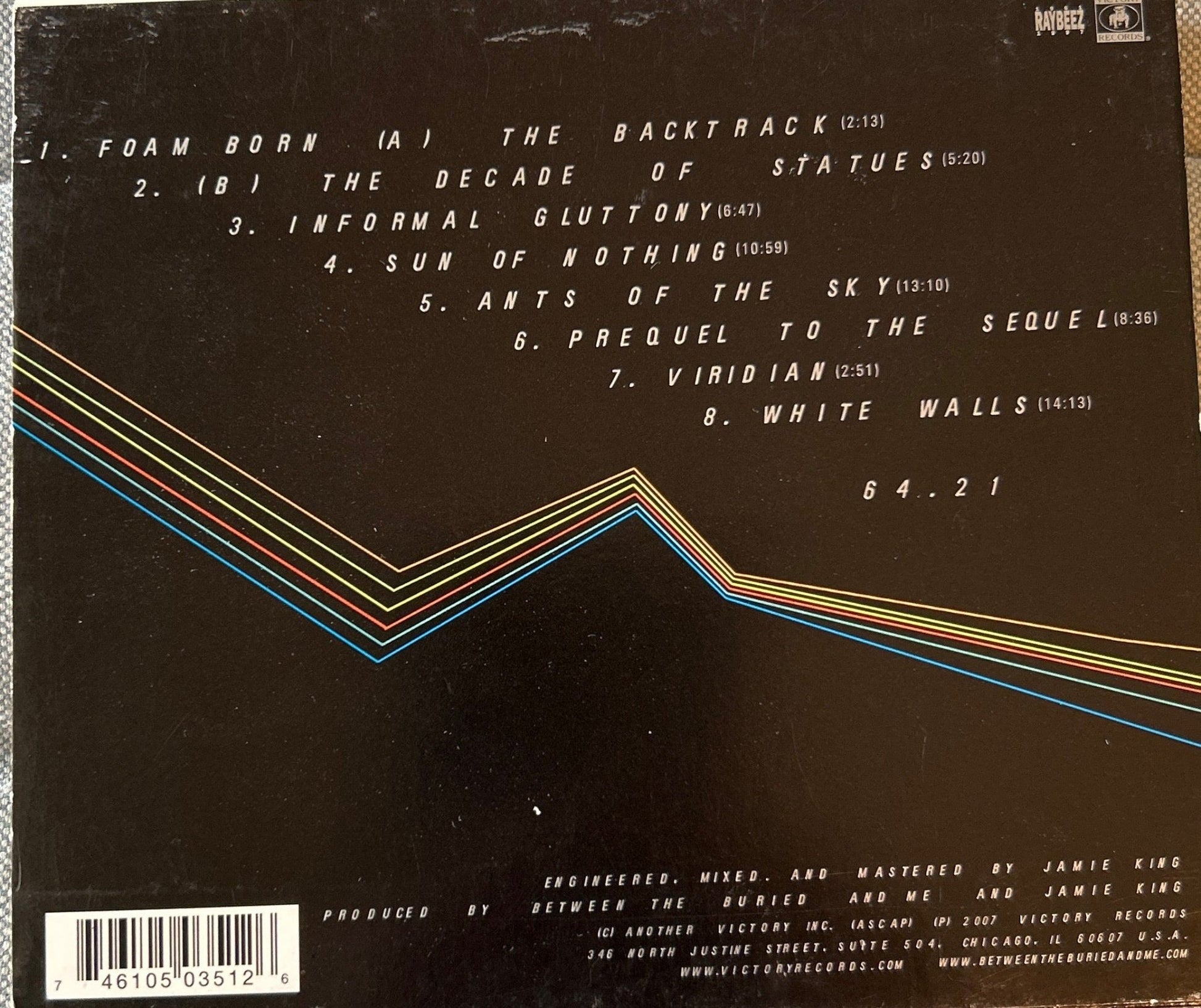 CD Between The Buried And Me ‎– Colors Ed. Americana 2ª Mano - DISCOS NAKASHA
