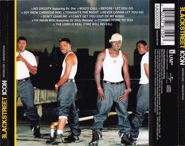CD Blackstreet ‎– Icon Nuevo pecintado - DISCOS NAKASHA