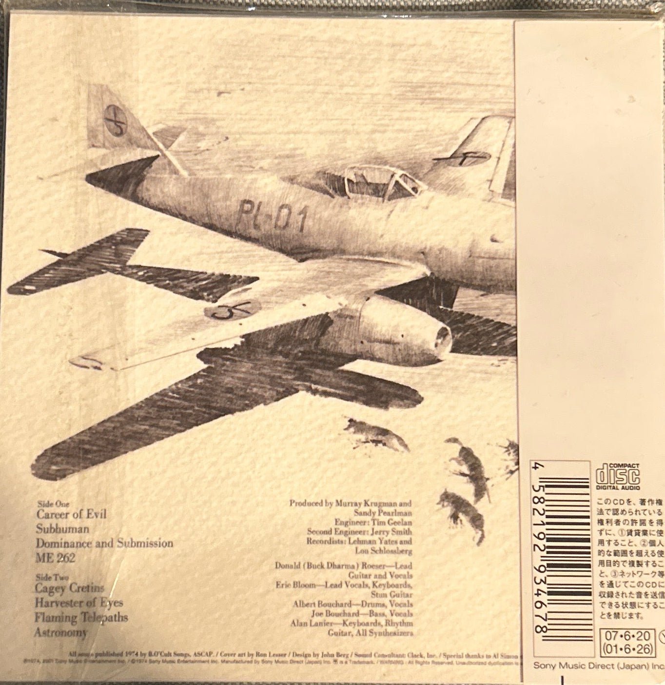 CD Blue Öyster Cult ‎– Secret Treaties 2ª Mano - DISCOS NAKASHA