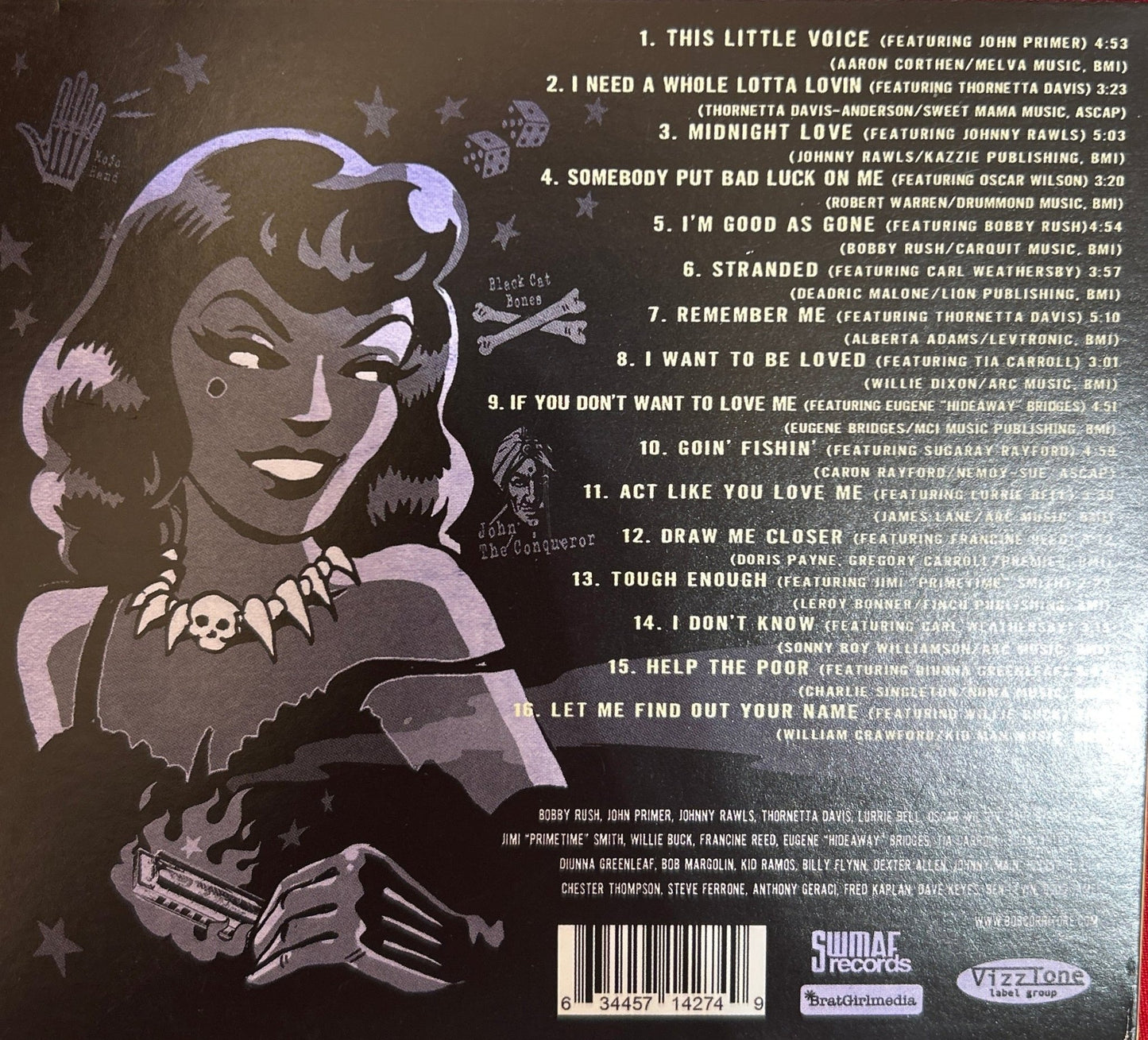 CD Bob Corritore & Friends ‎– Somebody Put Bad Luck On Me 2ª Mano - DISCOS NAKASHA