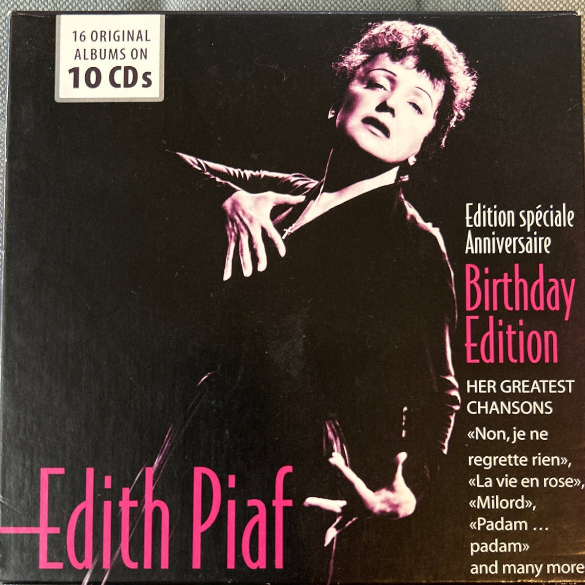 CD Box Set Edith Piaf ‎– Edition Spéciale Anniversaire Birthday Edition 2ª Mano - DISCOS NAKASHA