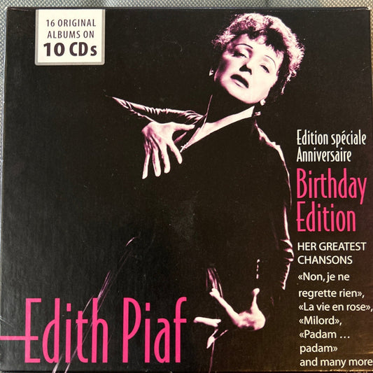 CD Box Set Edith Piaf ‎– Edition Spéciale Anniversaire Birthday Edition 2ª Mano - DISCOS NAKASHA