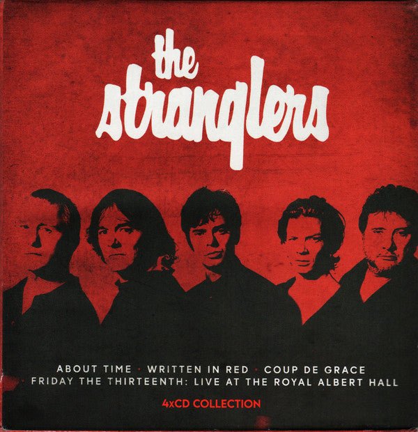 CD Box Set The Stranglers ‎– About Time • Written In Red • Coup De Grace • Friday The Thirteenth: Live At The Royal Albert Hall • 4xCD Collection - DISCOS NAKASHA