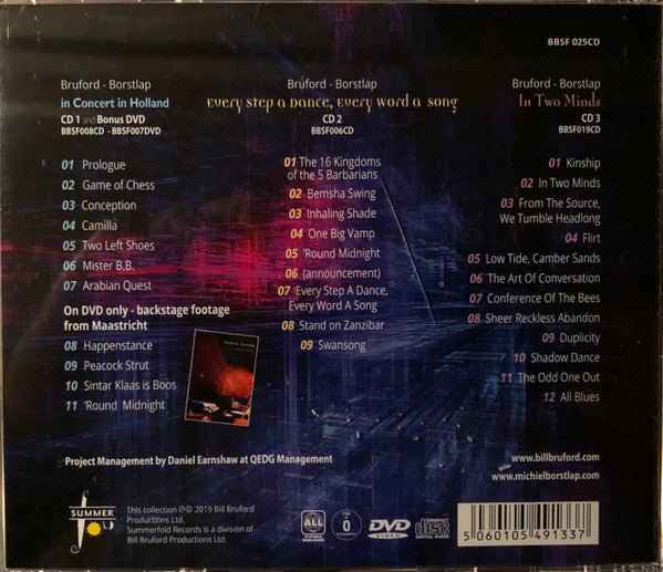 CD Bruford ● Borstlap – Sheer Reckless Abandon Nuevo precintado - DISCOS NAKASHA