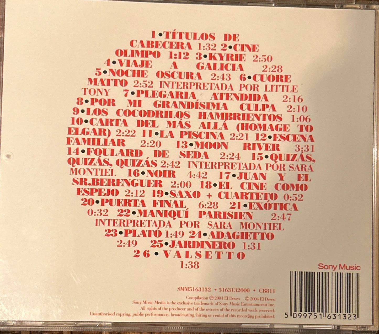 CD BSO - Alberto Iglesias ‎– La Mala Educación 2ª mano - DISCOS NAKASHA