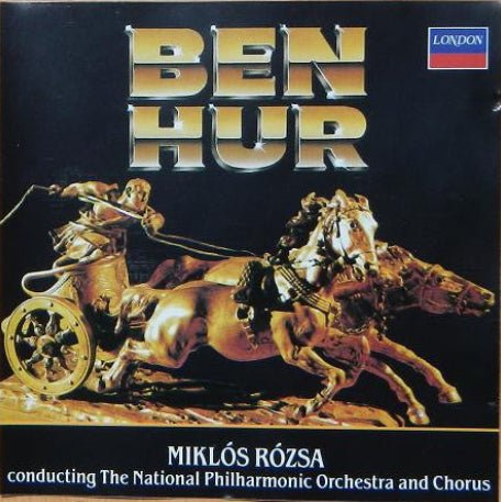 CD BSO - Miklós Rózsa Conducting The National Philharmonic Orchestra And Chorus ‎– Ben Hur 2ª mano (Producto exclusivo recogida en tienda) (Copia) - DISCOS NAKASHA