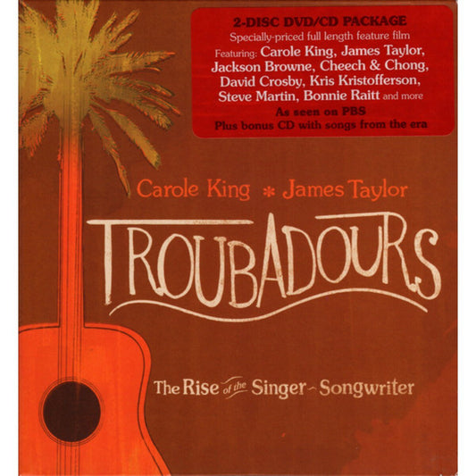 CD Carole King James Taylor – Troubadours: The Rise Of The Singer - Songwriter Nuevo precintado - DISCOS NAKASHA