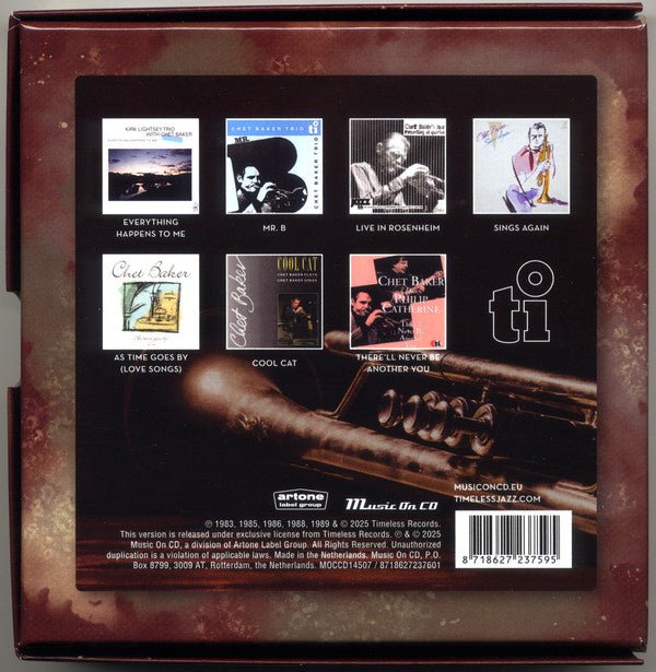 CD Chet Baker ‎– The Complete Timeless Albums Collection Nuevo precintado - DISCOS NAKASHA