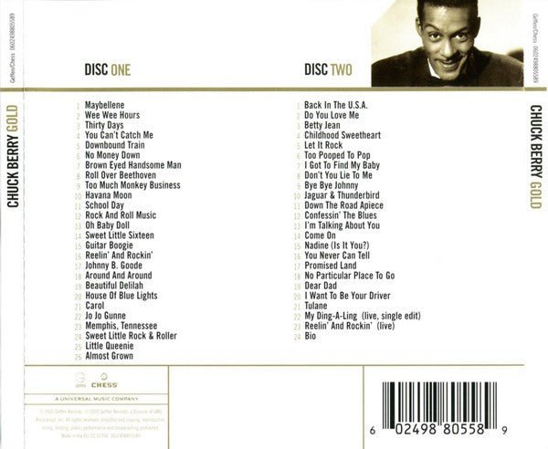 CD Chuck Berry ‎– Gold Nuevo precintado - DISCOS NAKASHA