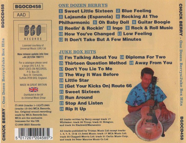 CD Chuck Berry ‎– One Dozen Berrys / Juke Box Hits Nuevo precintado - DISCOS NAKASHA