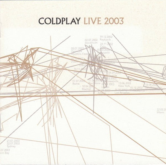CD Coldplay ‎– Live 2003 2ª Mano (Producto exclusivo recogida en tienda) - DISCOS NAKASHA