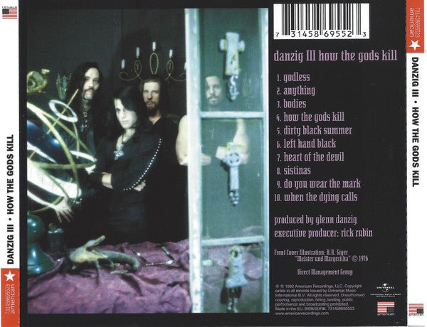 CD Danzig ‎– Danzig III • How The Gods Kill Nuevo precintado - DISCOS NAKASHA