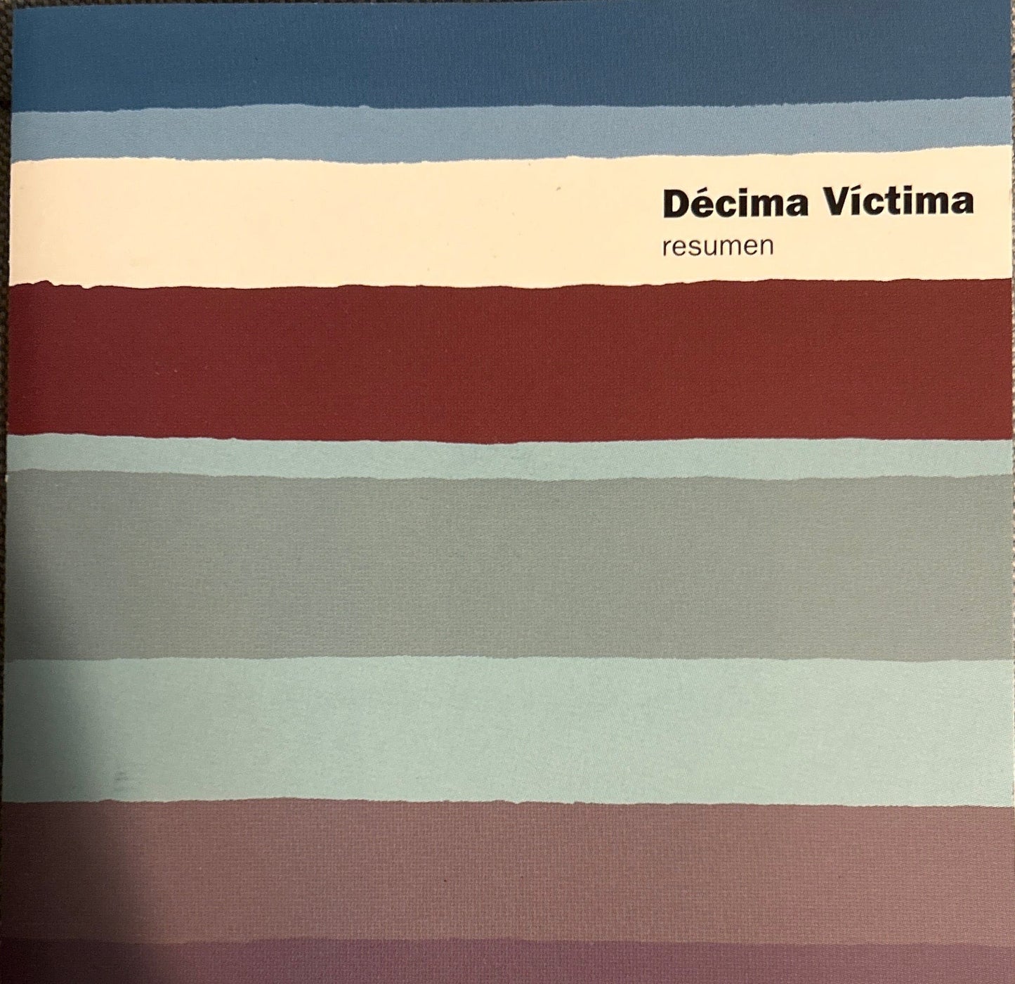 CD Decima Victima ‎– Resumen 2ª Mano - DISCOS NAKASHA